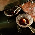 八王子うかい亭 - お肉につけるポン酢