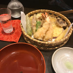 そば処 卓 - 天ぷら盛り合わせ
