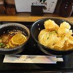 長寿饂飩　つるかめ - ひやひや780円　※つけ麺スタイルです