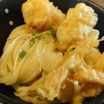 長寿饂飩　つるかめ - うどん＆揚げ物のアップ