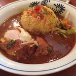 Asi pai - 鳥取のとりカレー  卵 トッピング