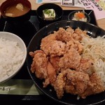 一番どり - テンカラ定食 890円 (17年4月)