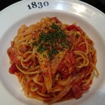 PIZZERIA 1830 - 〇シンプルなトマトソースのスパゲッティ　930円