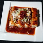 逸品坊 - オリーブ油の麻婆冷奴　500円