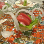 日本料理 潤花 - 本鮪赤身と中トロ