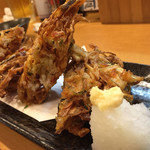 ばんじょう - 桜えびと白うおのかき揚げ