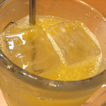 ばんじょう - 生搾りデコポン…相方定番の果物生搾りシリーズです