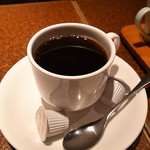 セットの珈琲は単品より少なめ