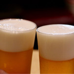 波へい - 1周年にオーナーと乾杯♪