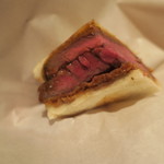 器楽亭 - 牛カツサンド2