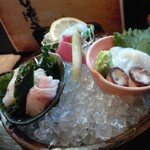 海鮮酒場 しーきんぐ - お造り水イカ　水タコ　のどぐろ