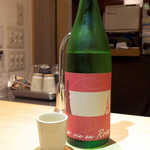 美の - 長野・大澤酒造「明鏡止水 ラヴィアンローズ」純米（半合￥540）