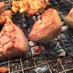七輪ホルモン焼きもつ鍋 まことや  - レバーぷりっぷる