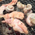 七輪ホルモン焼きもつ鍋 まことや  - 帝王コブクロ