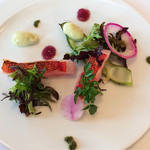 レストラン ラ・マーレ - 金目鯛の炙りカルパッチョ