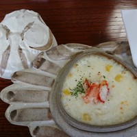 札幌 かに本家 札幌駅前本店 - かにグラタン