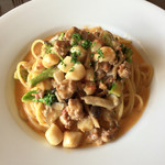 バール･ジェルソ - 豚ミンチと小柱のクリームソース