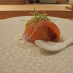 寿しの吉乃 - この玉葱ドレッシングが絶品