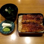 うなぎのやっこ - 鰻重。肝吸い付き