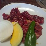 カルビのアップ