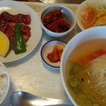 冷麺カルビセット　1,180円（外税）