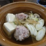 温泉旅館 矢野 - 自家製いかげそツミレ鍋