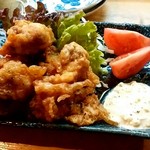 Ryuuki - 宮崎地鶏の鶏南蛮。　ジューシーな肉汁でヤケド注意です!!