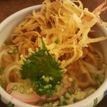 うどん館 藤丸 - えびゴボウかき揚げうどん 540円