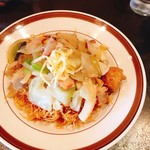 驪山 - 什錦炒麺。これほどデリケートな焼きそば、そうそうあるものではない。