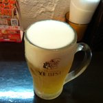 づゅる麺 池田 - 生ビール