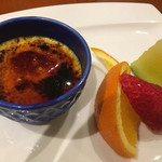 福寿荘別館　はいふう - クレームブリュレとフルーツ