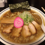 ラーメン ツバメ - 肉煮干中華そば大盛