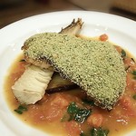 さとむら - 鮮魚の香草パン粉焼き1800円