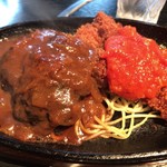 焼肉&グリル　貴坂 - ハンバーグとチキンカツのランチ♫