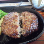 とんかつぼたん - 三元豚自家製てごねハンバーグ定食1000円（限定5食）