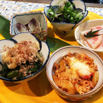 とろわる - ある日のおばんざい盛り合わせ