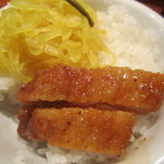 支那麺 はしご - パイコーはご飯に載せても美味い！