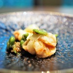 齋華 - 海老とそら豆のＸＯ醤炒め