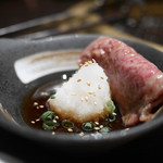 SATOブリアン - サーロイン　おろしポン酢