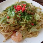 Okonomiyaki Umikko - 直島塩やきそば(イカ タコ エビ)