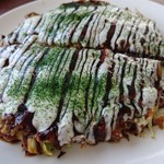 Okonomiyaki Umikko - 海っ子焼(イカ タコ エビ 豚)