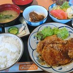 緑井食堂 オレンジハウス - 生姜焼き定食