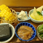 浅草じゅうろく - １日空けてのしみじみコース八寸。