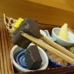 浅草じゅうろく - 黒胡椒豆腐。リフト(^-^)/