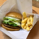 モスバーガー - クリームチーズテリヤキバーガー＆太切りのポテト