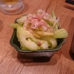 Kushikatsu Dengana - セロリの浅漬け