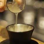 アカ - ガスパチョ （筍、大原ウド、天草雲丹 セルフィーユの香りの冷製スープ）