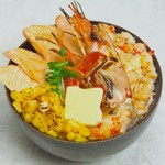 Domburi Chaya - 海鮮ミックスステーキ丼B　1780円