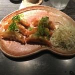 麺屋 風火 - 揚げぎょうざ 350円