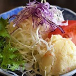 とん唐てん - 特吟とんかつ定食（サラダ）